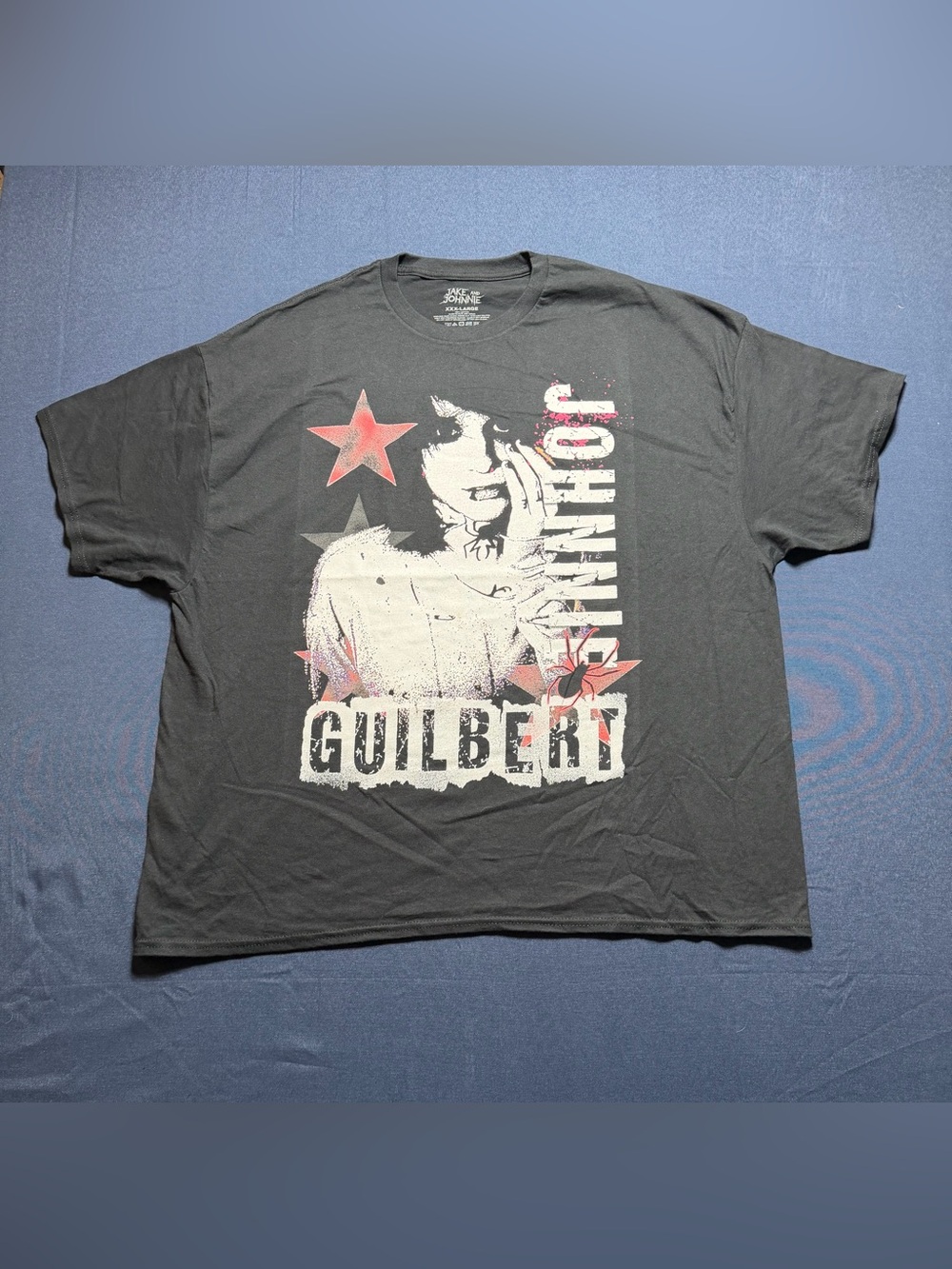 Jake And Johnnie Cotton Xxx-Large Nwot Johnnie Guilbert Graphic Tee